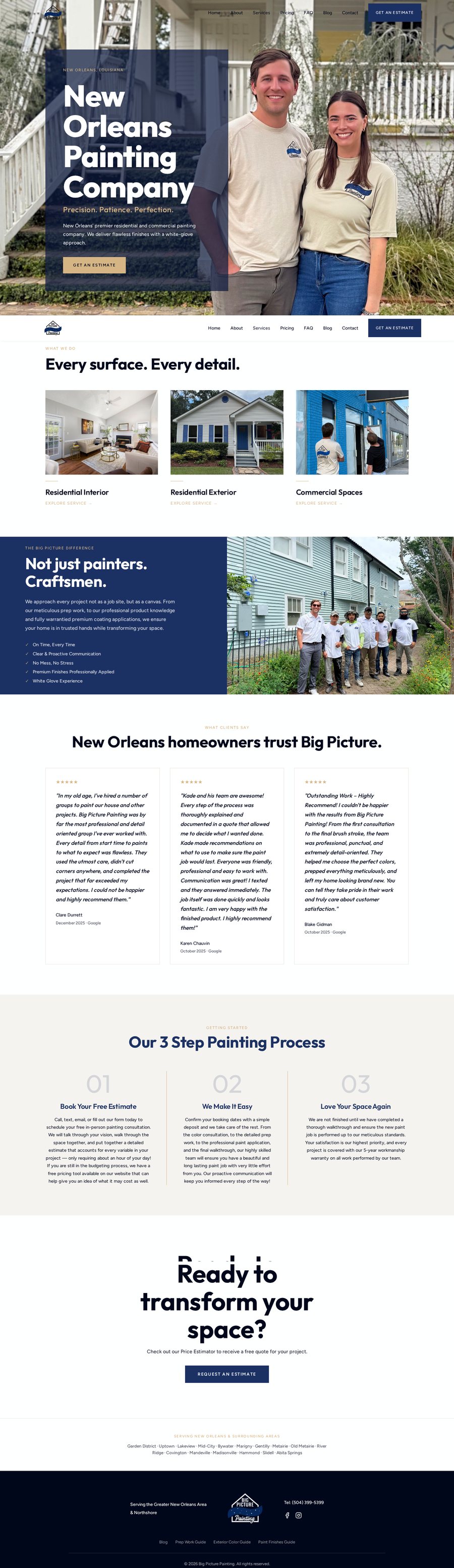 Big Picture Painting website
